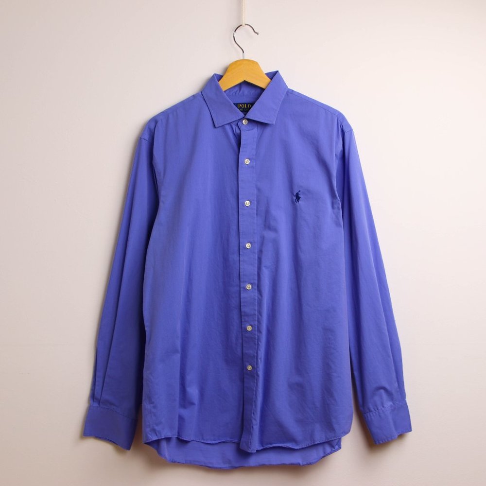 Polo Ralph Lauren Blue Button Up Dress Shirt